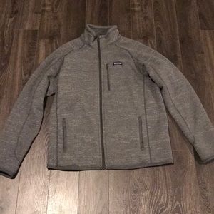 Never worn Patagonia zip up fleece jacket